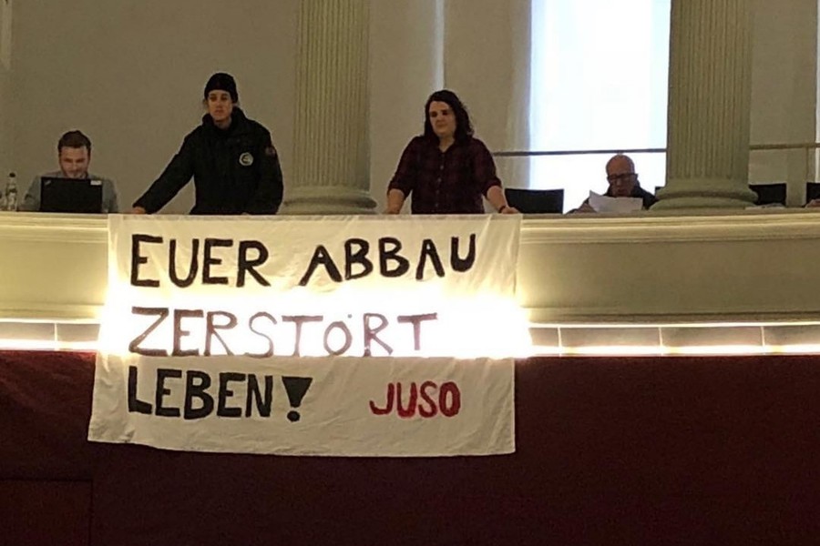 Euer Abbau zerstört Leben!